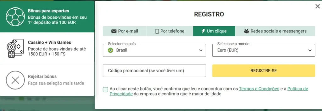 Plataforma de apostas online