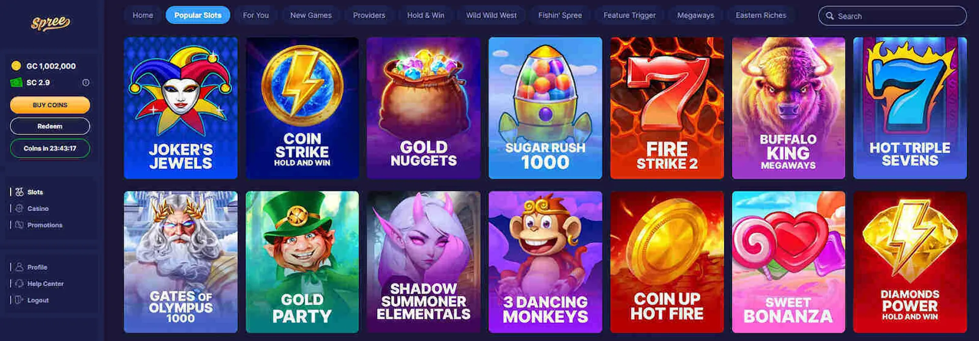Spot promo login